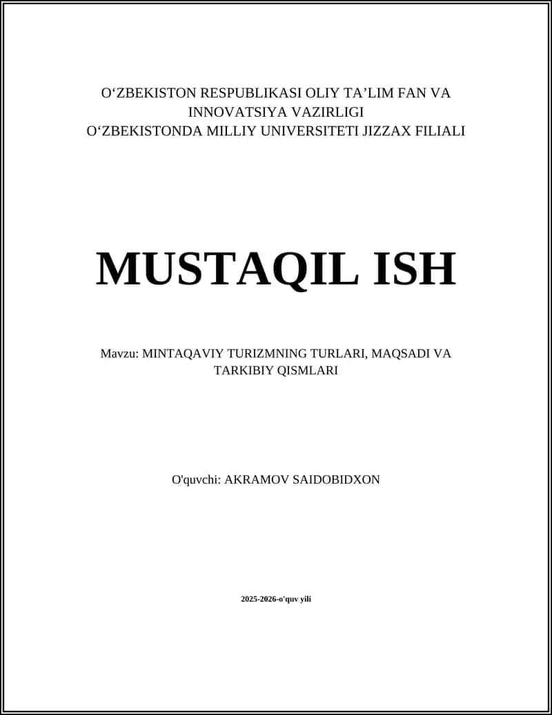 Ekoturizm 1