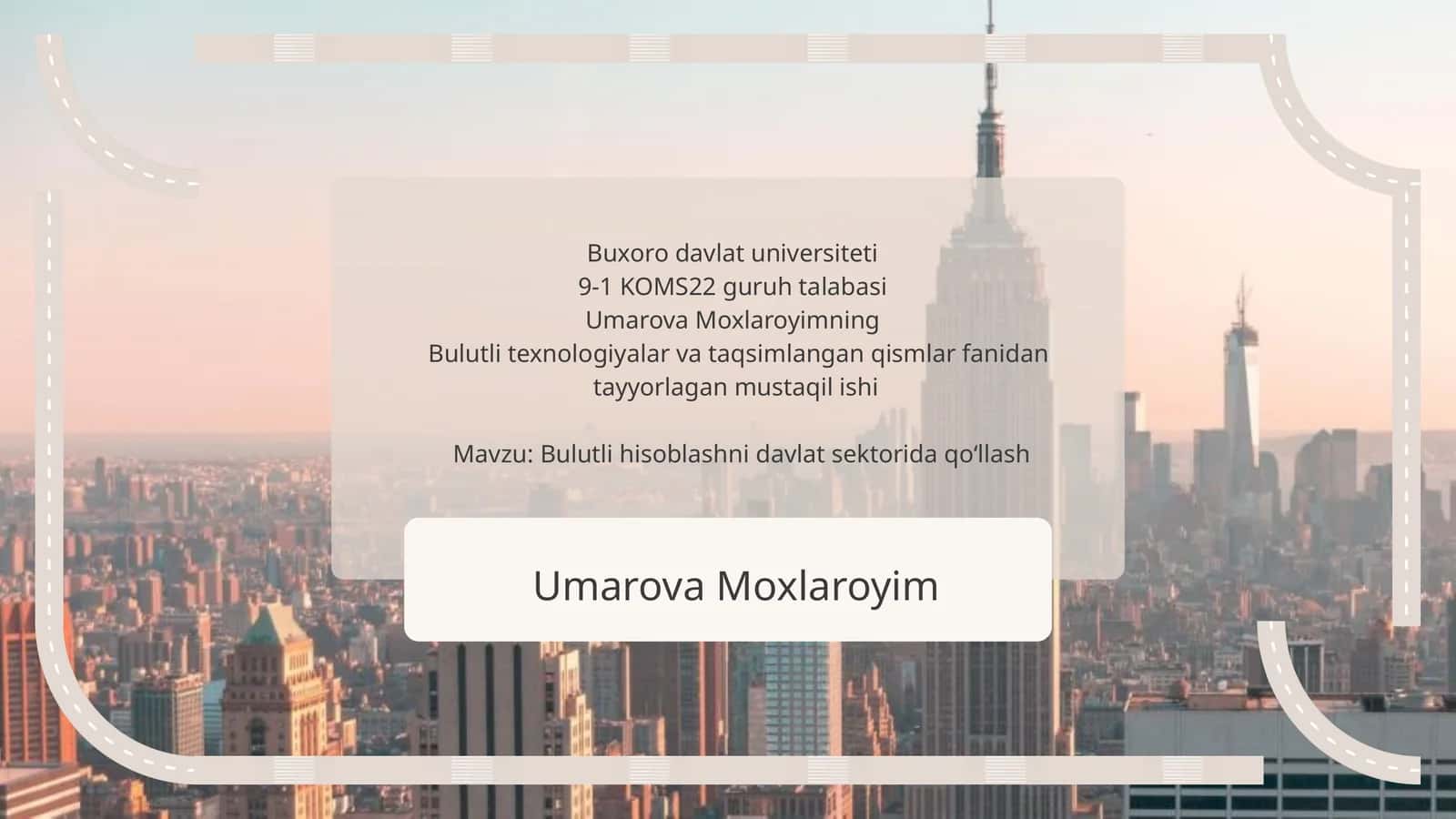 Bulutli hisoblashni davlat sektorida qoʻllash 1