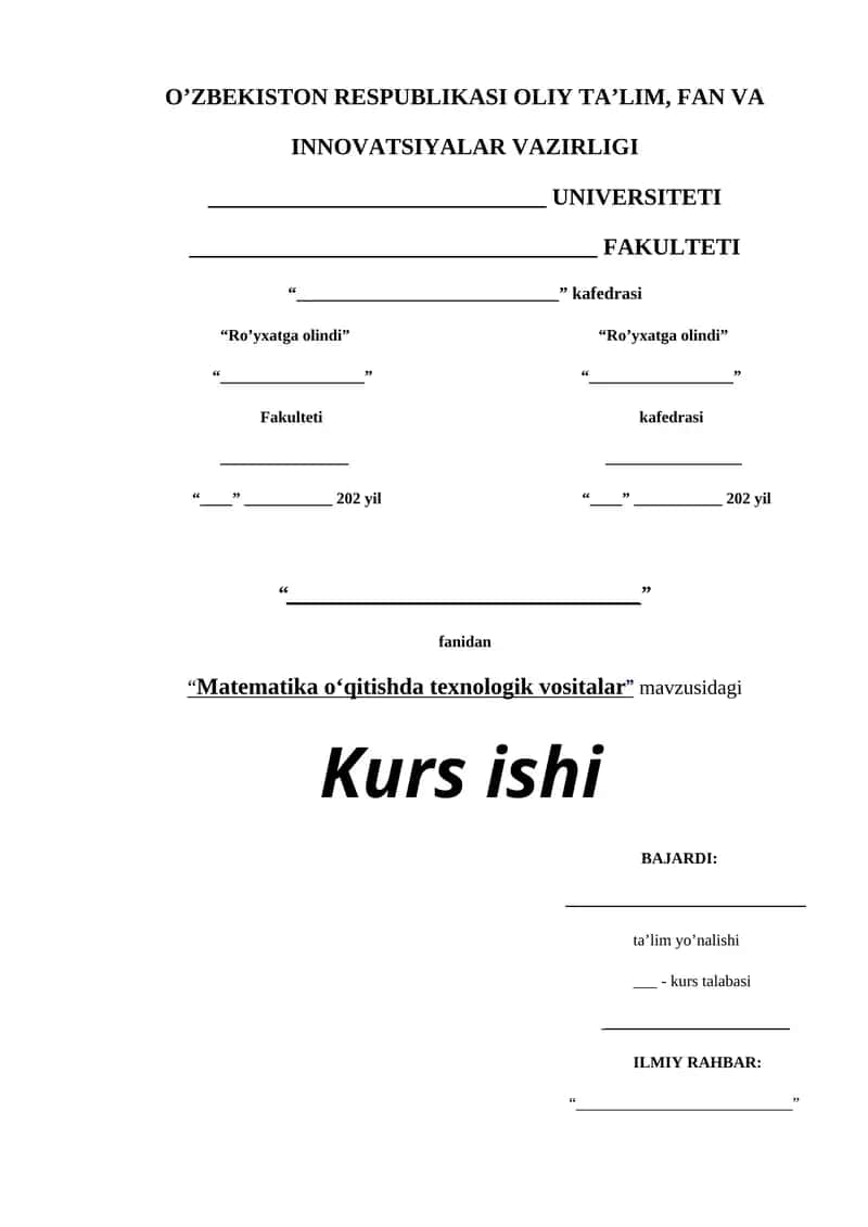 Matematika o‘qitishda texnologik vositalar 1