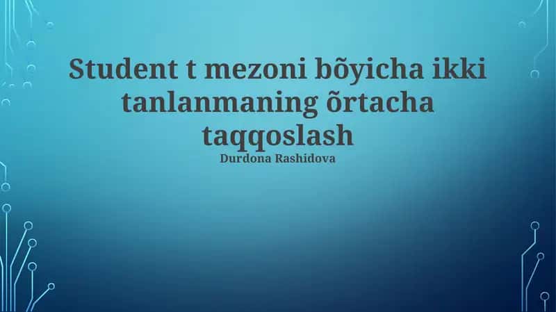 Ikki Tanlanmalar Taqqoslash 1