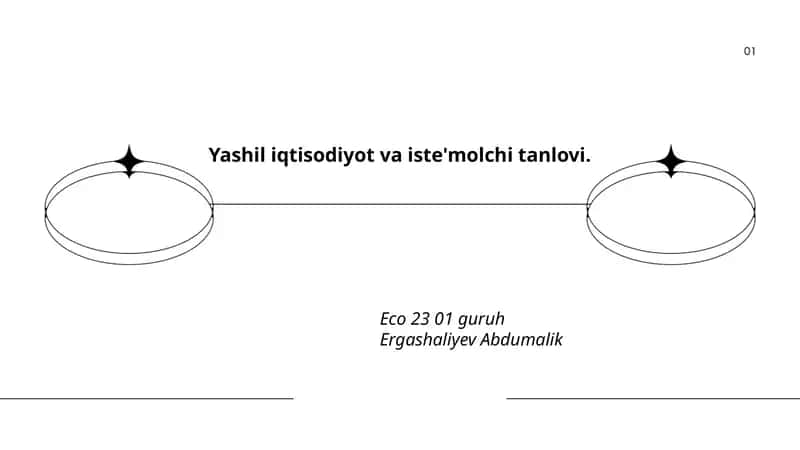 Yashil iqtisodiyot va iste'molchi tanlovi 1