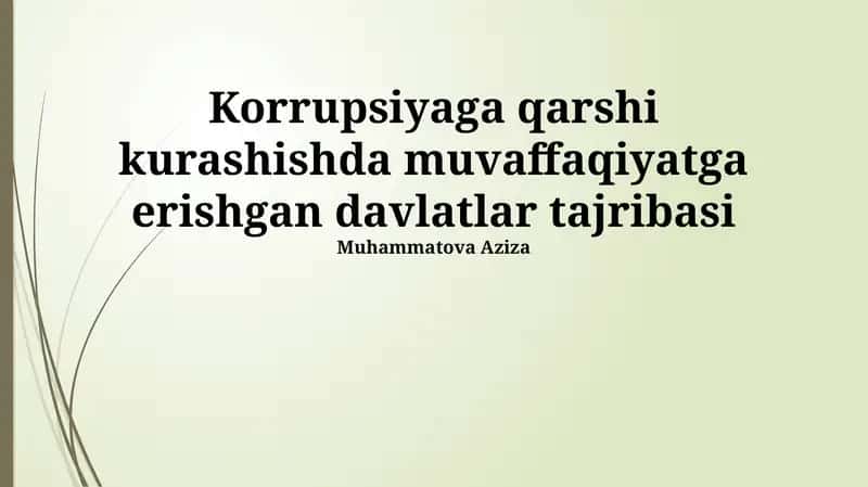 Davlat xaridlarida shaffoflik va raqobat 1