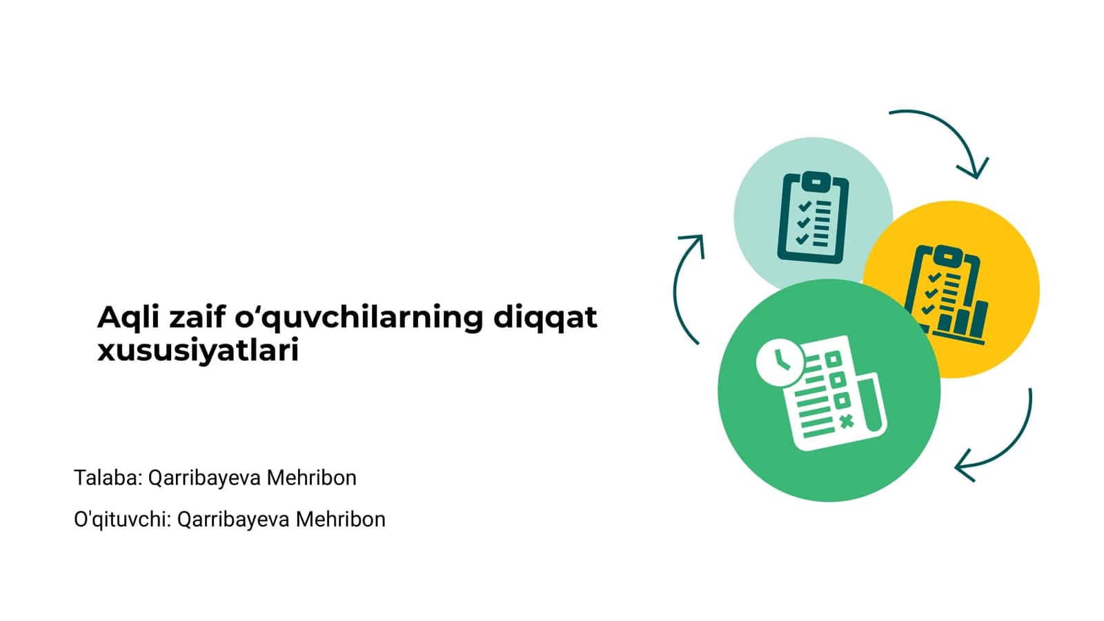 Aqli zaif oʻquvchilarning diqqat xususiyatlari 1