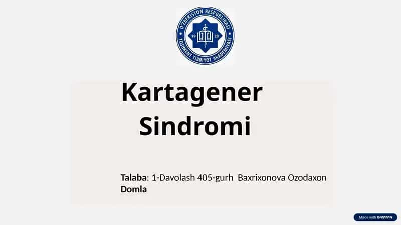 Kartagener Sindromi 1
