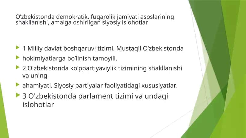 O’zbekistonda demokratik, fuqarolik jamiyati asoslarin 1