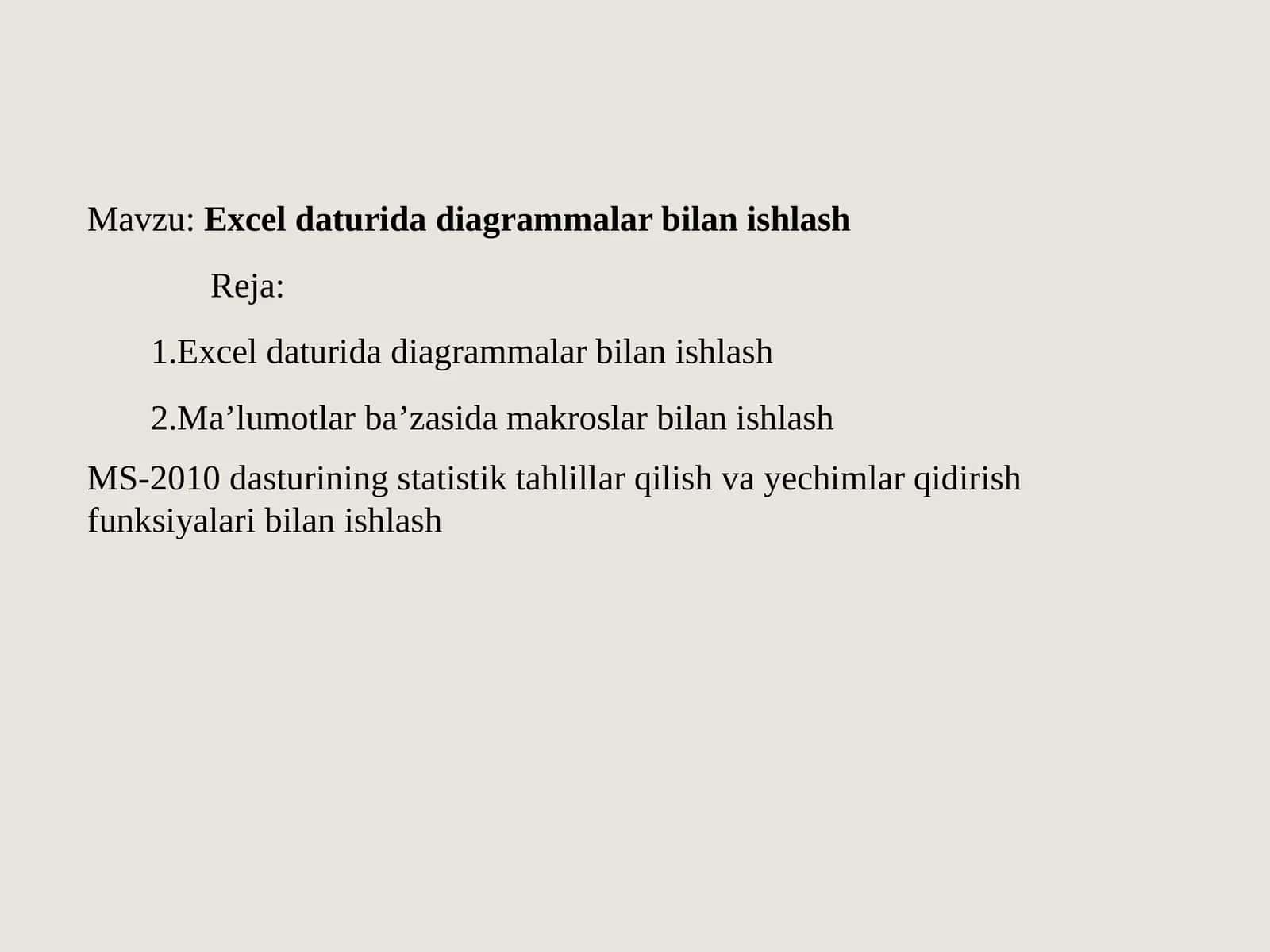 Exceldaturidadiagrammalarbilanishlash 1