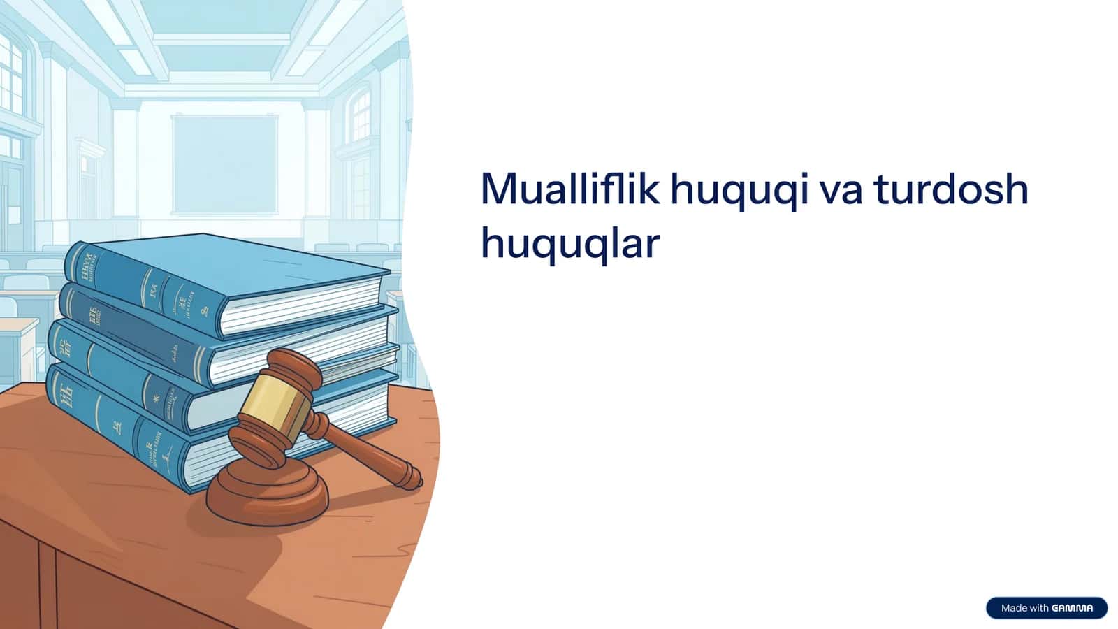 Mualliflik huquqi va turdosh huquqlar 1