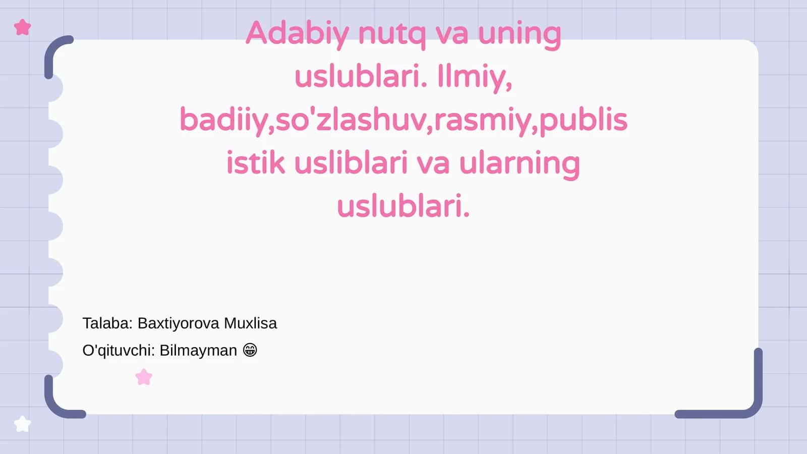Adabiy nutq va uning uslublari 1