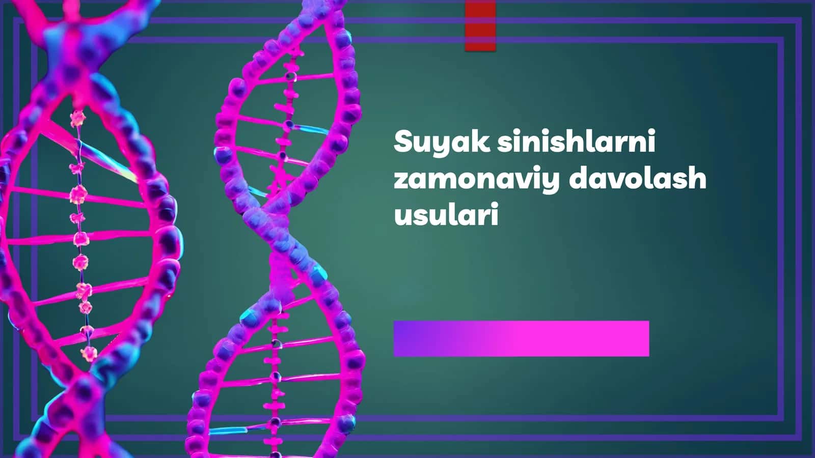 Suyak sinishlarni zamonaviy davolash usulari 1