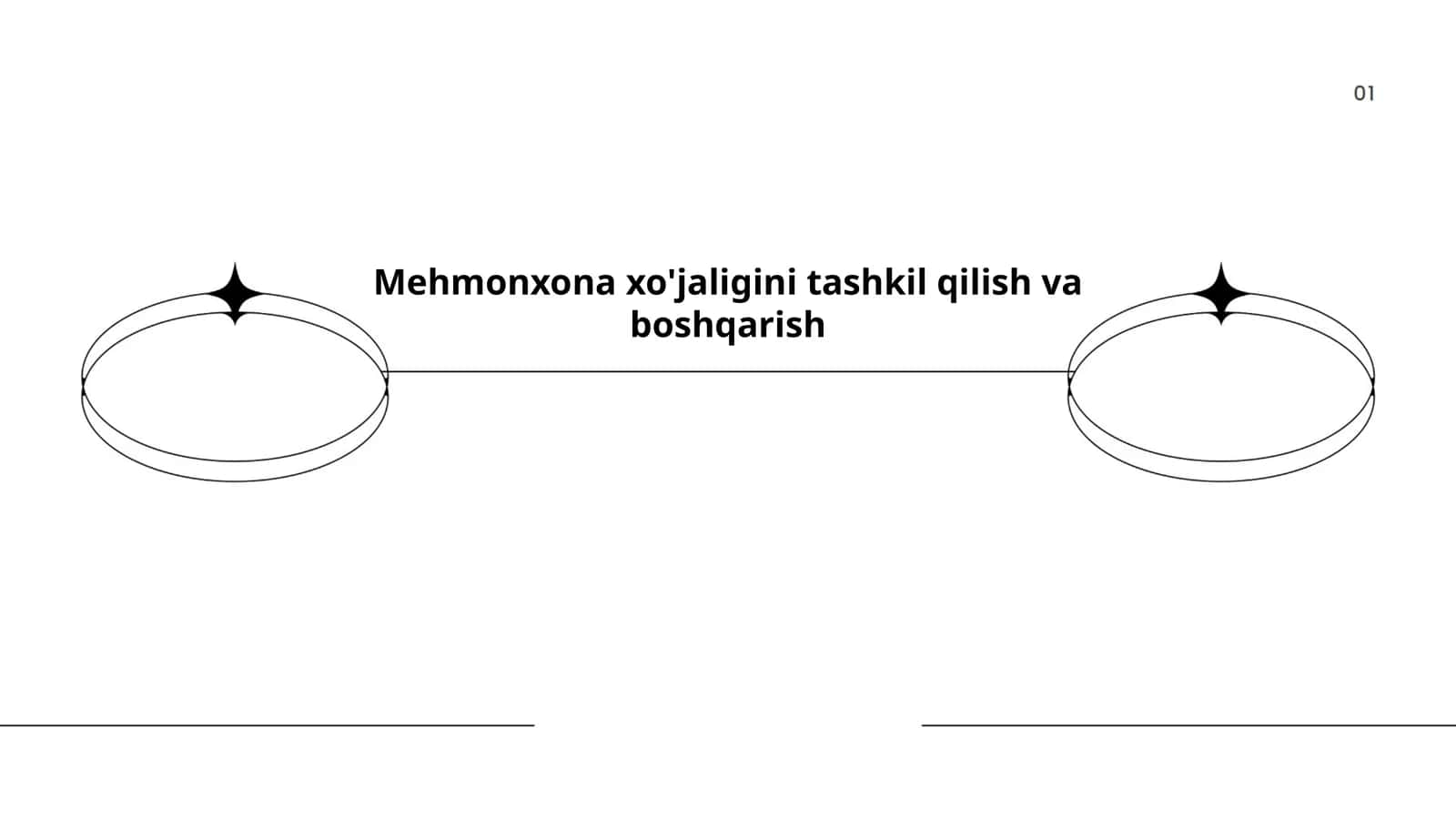 Mehmonxona xo'jaligini tashkil qilish va boshqarish 1