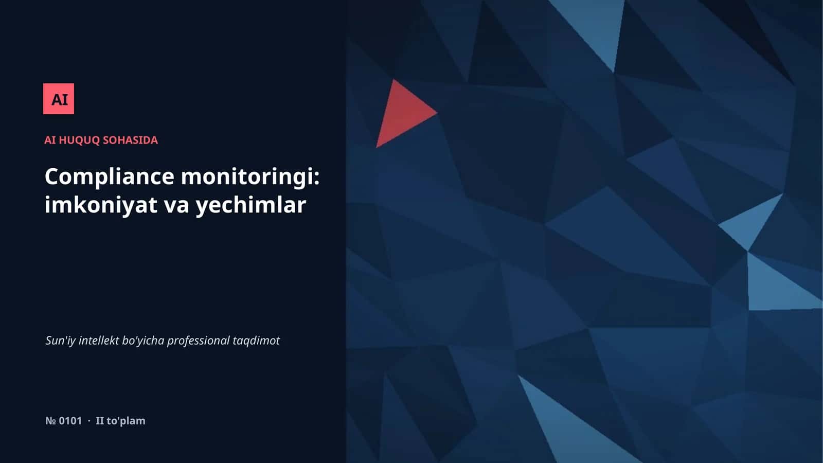 Compliance monitoringi: imkoniyat va yechimlar 1
