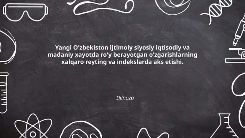 Iqtisodiy islohotlar va xalqaro iqtisodiy erkinlik indekslaridagi o'zgarishlar 1