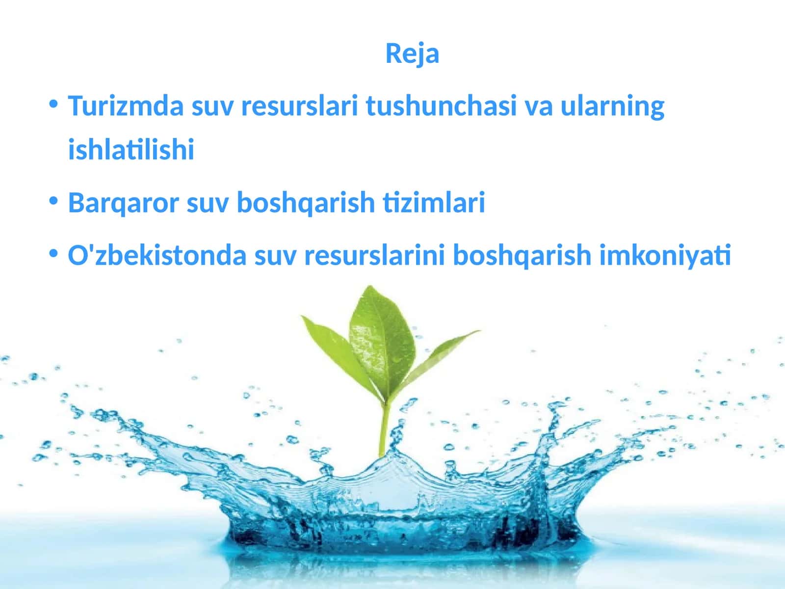 Turizmda suv resurslaritushunchasivaularningishlatilishi 1