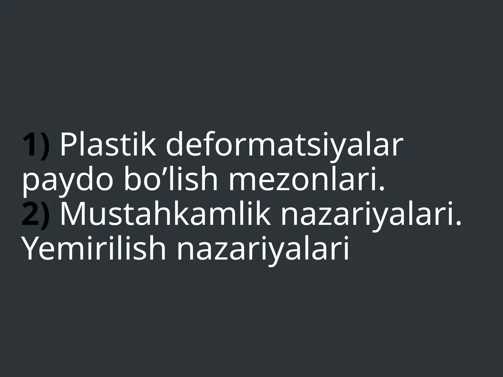 Umumiy ma’lumot 1