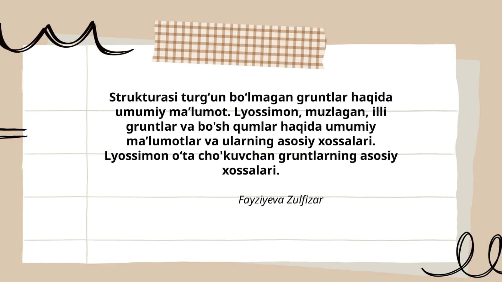 Gruntlar haqida umumiy maʼlumot 1