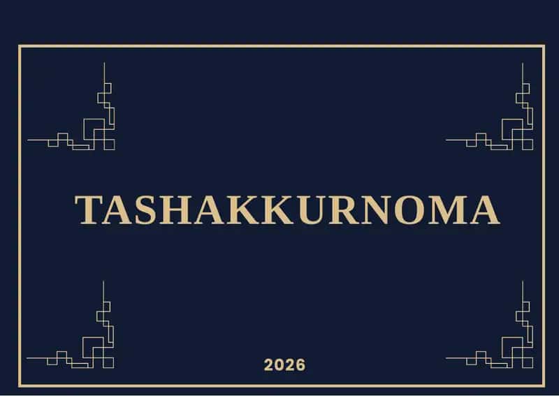 Tashakkurnoma 1