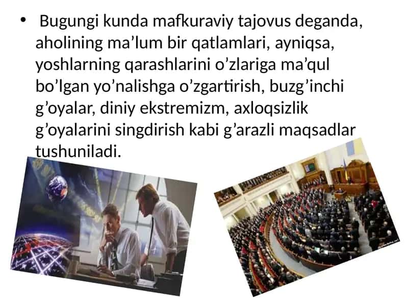 Mafkuraviy Tajovuslar 1