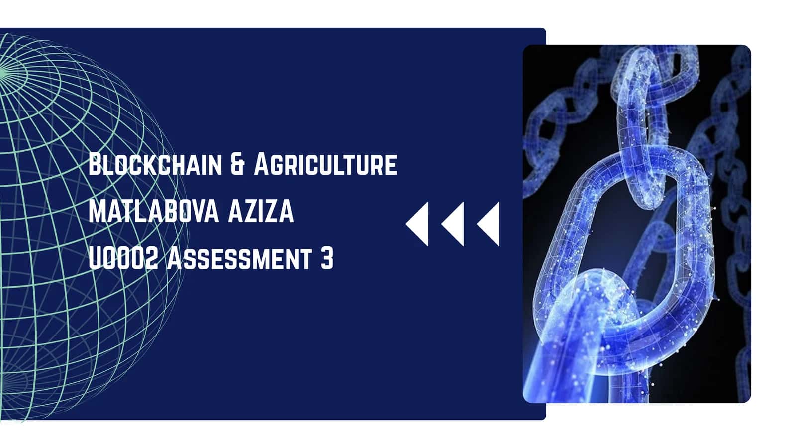 Blockchain in Agriculture 1