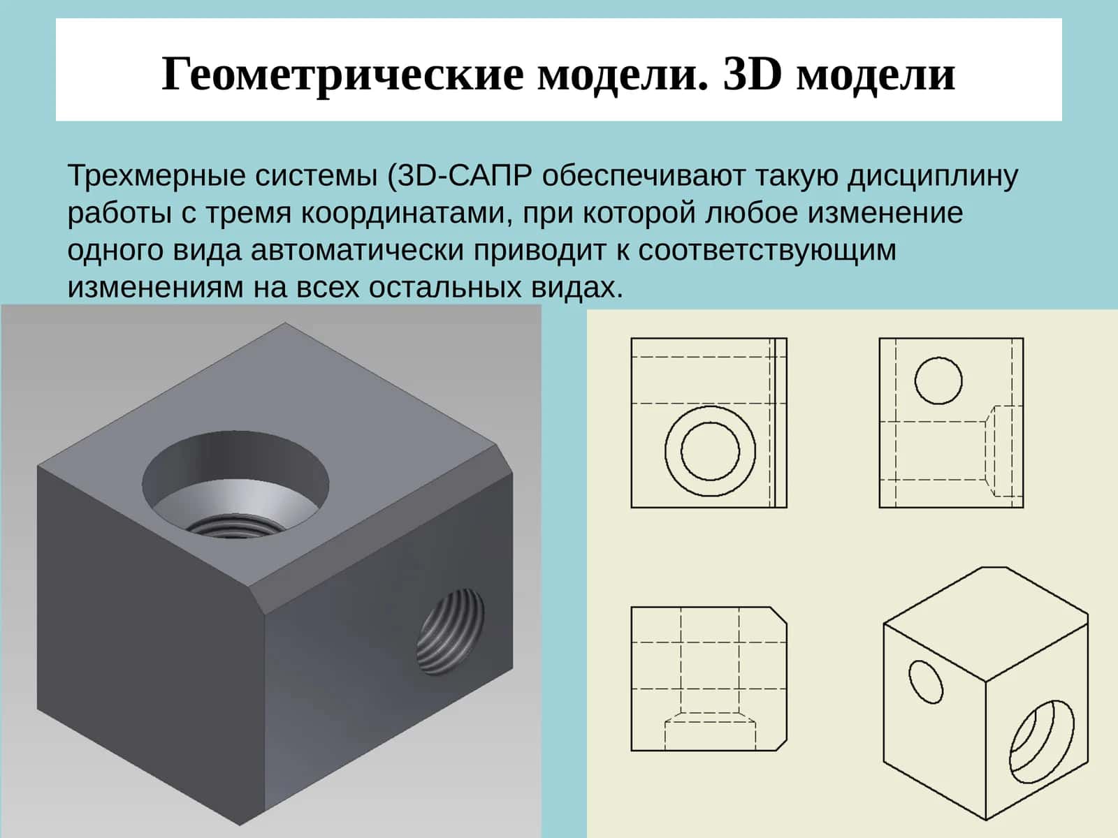 Геометрические модели.3Dмодели 1