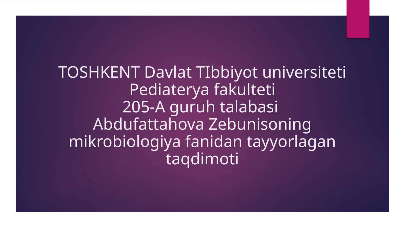 immuntanqislik holatlari(tug’ma,hayot davomida orttirilgan).Immunprofilaktikavaimmunterapiya asoslari 1