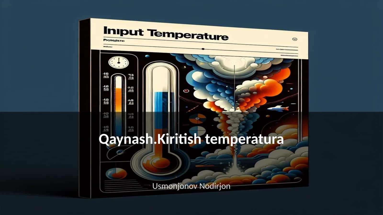 Qaynash.Kiritish temperatura 1