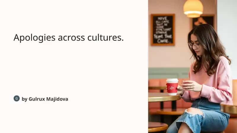 Apologies across cultures 1