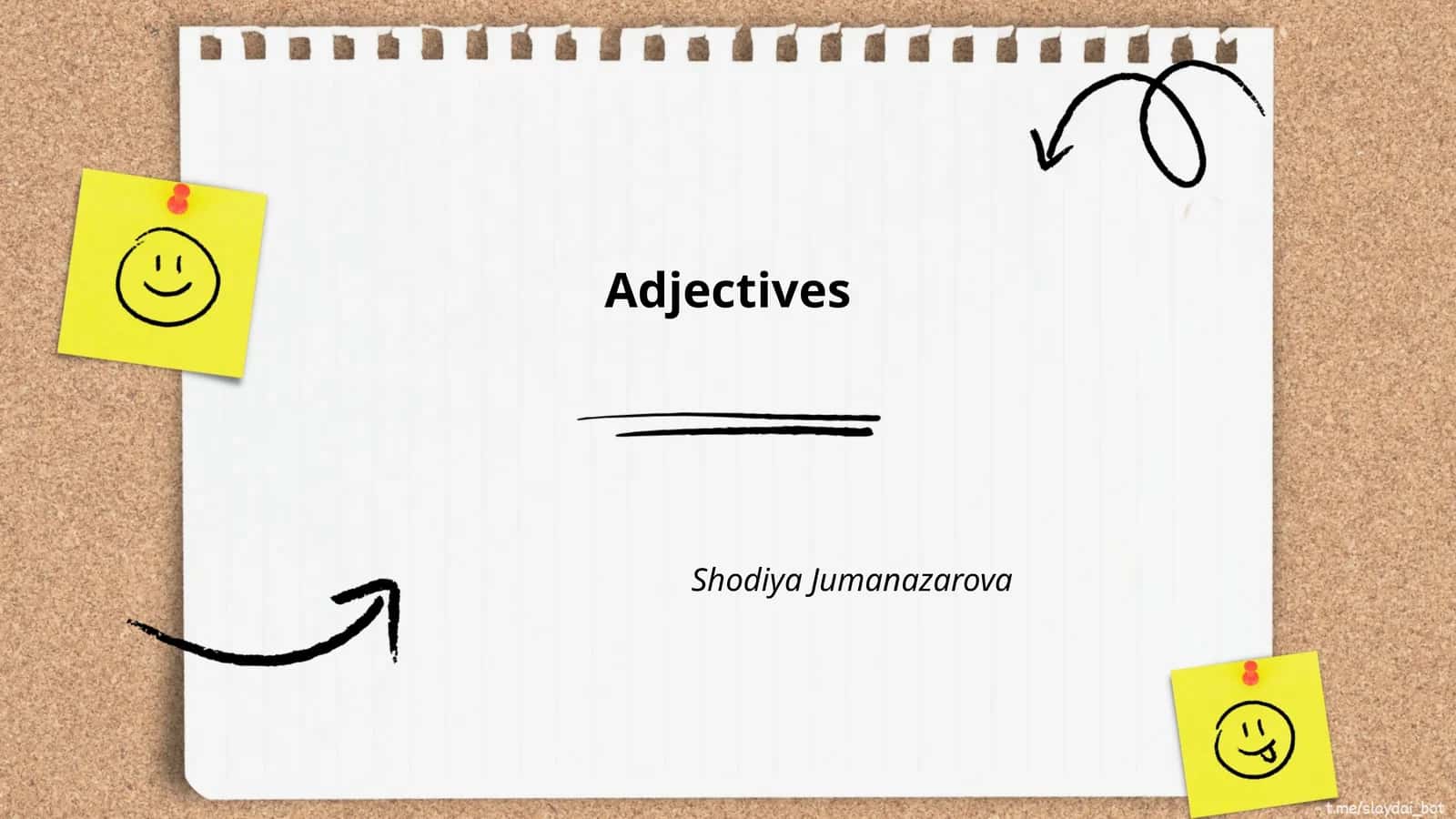 Adjectives 1