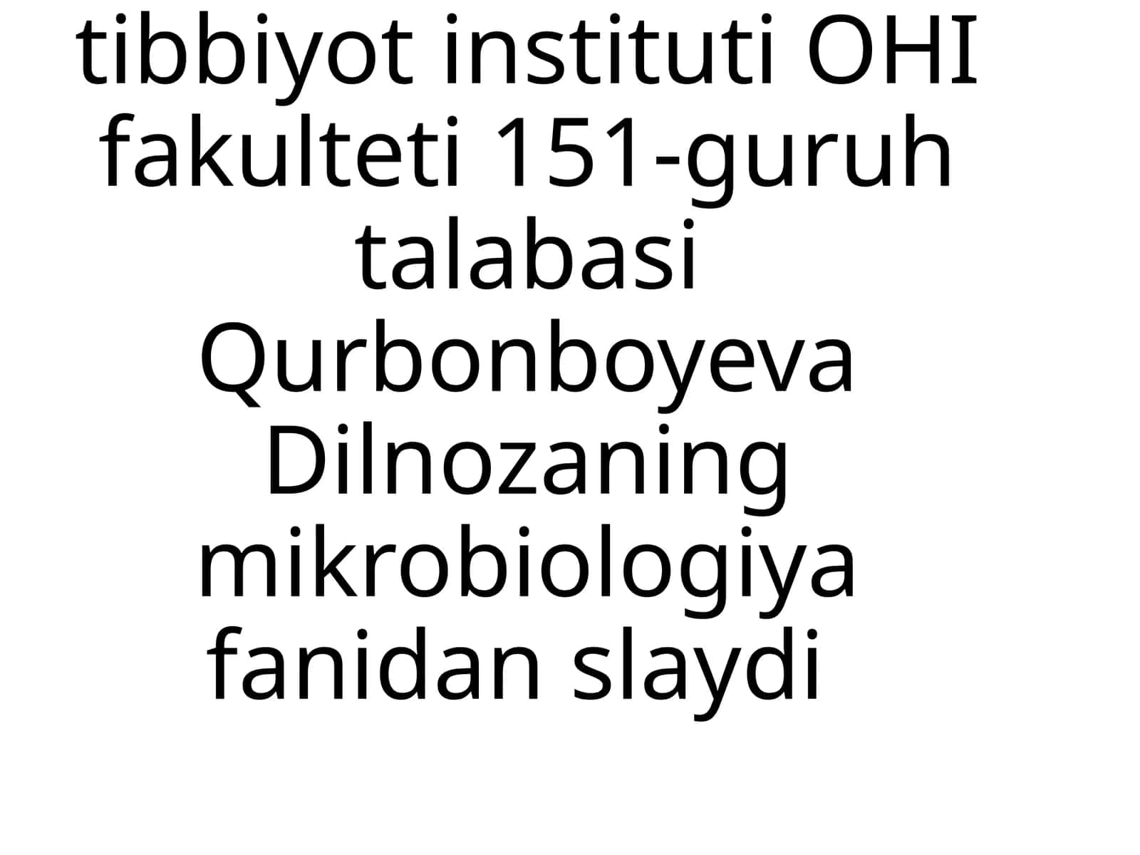 Disbakteriozning zamonaviy bakteriologik diagnostikasi 1