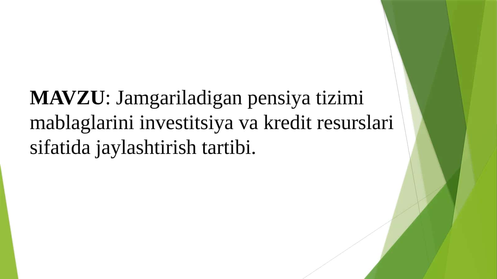 Jamgariladigan pensiyatizimi 1
