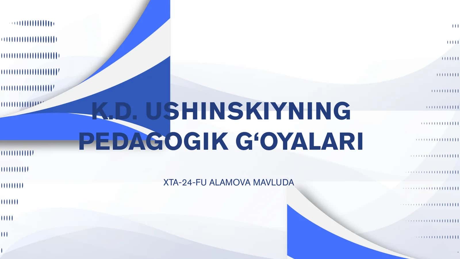 k d ushenskiy haqida 1