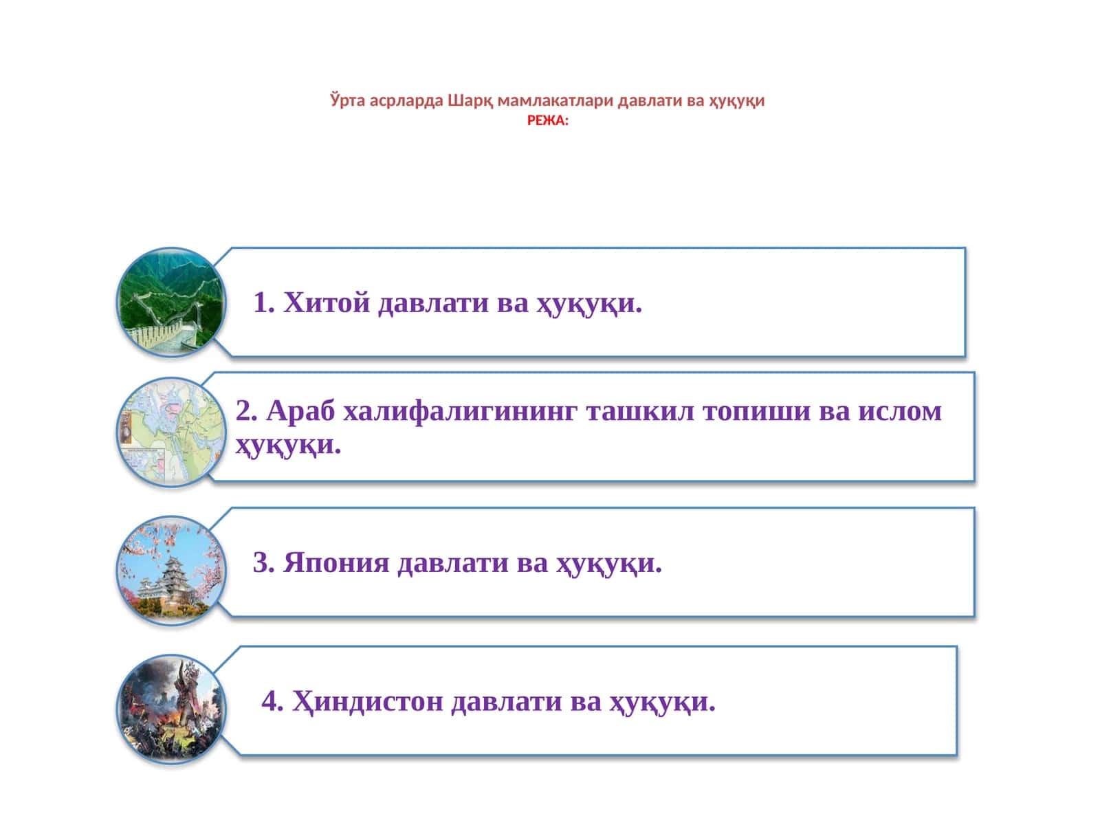 Ўрта асрларда Шарқ мамлакатлари давлати ва ҳуқуқи 1