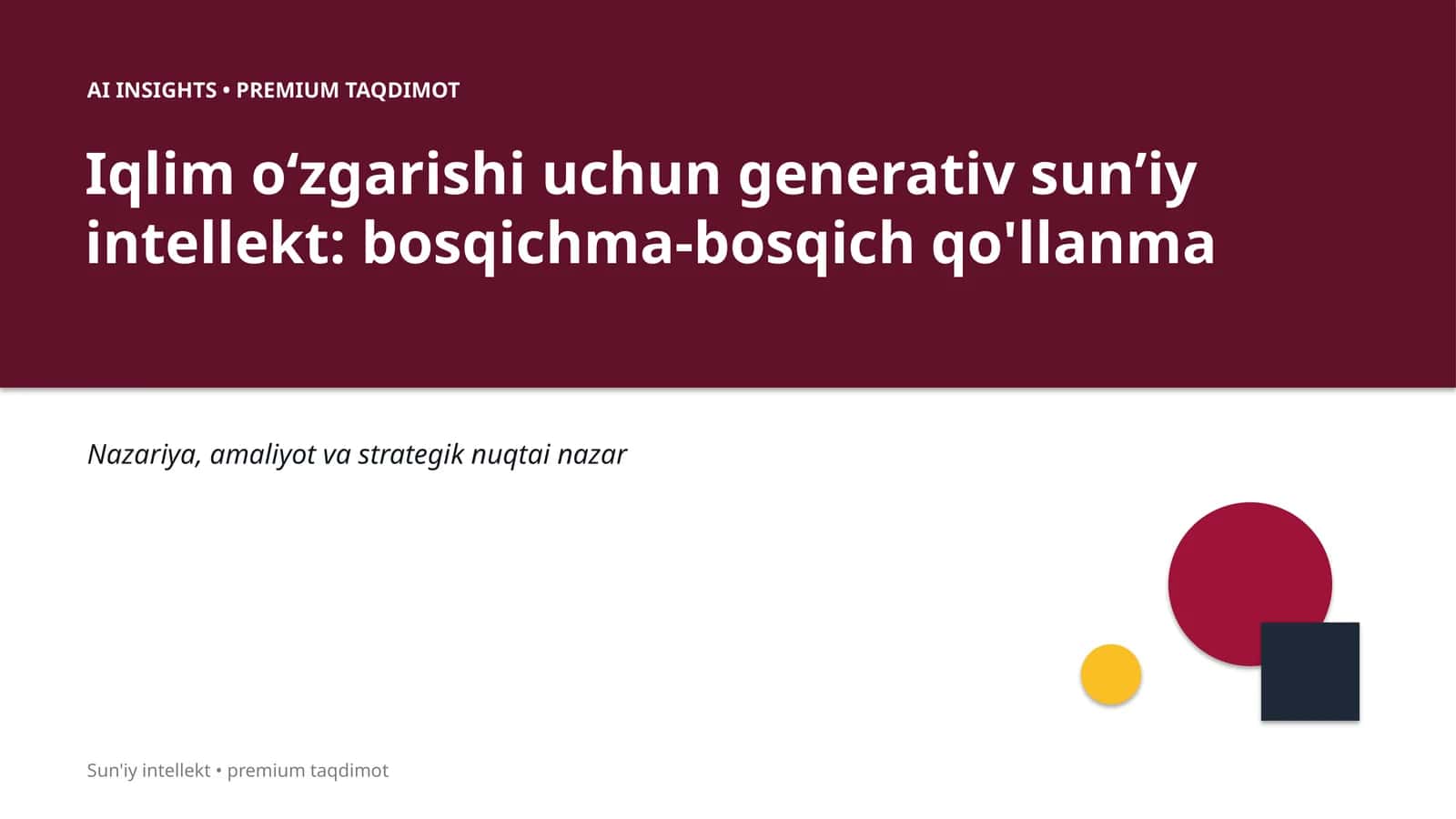 Sun'iy intellekt: bosqichma-bosqich qo'llanma 1