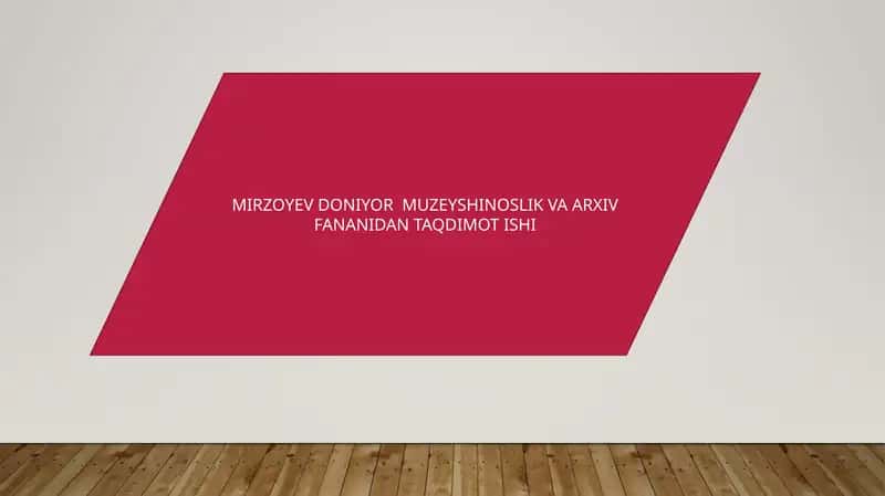 O‘zbekiston Respublikasi Markaziy davlat arxivi 1