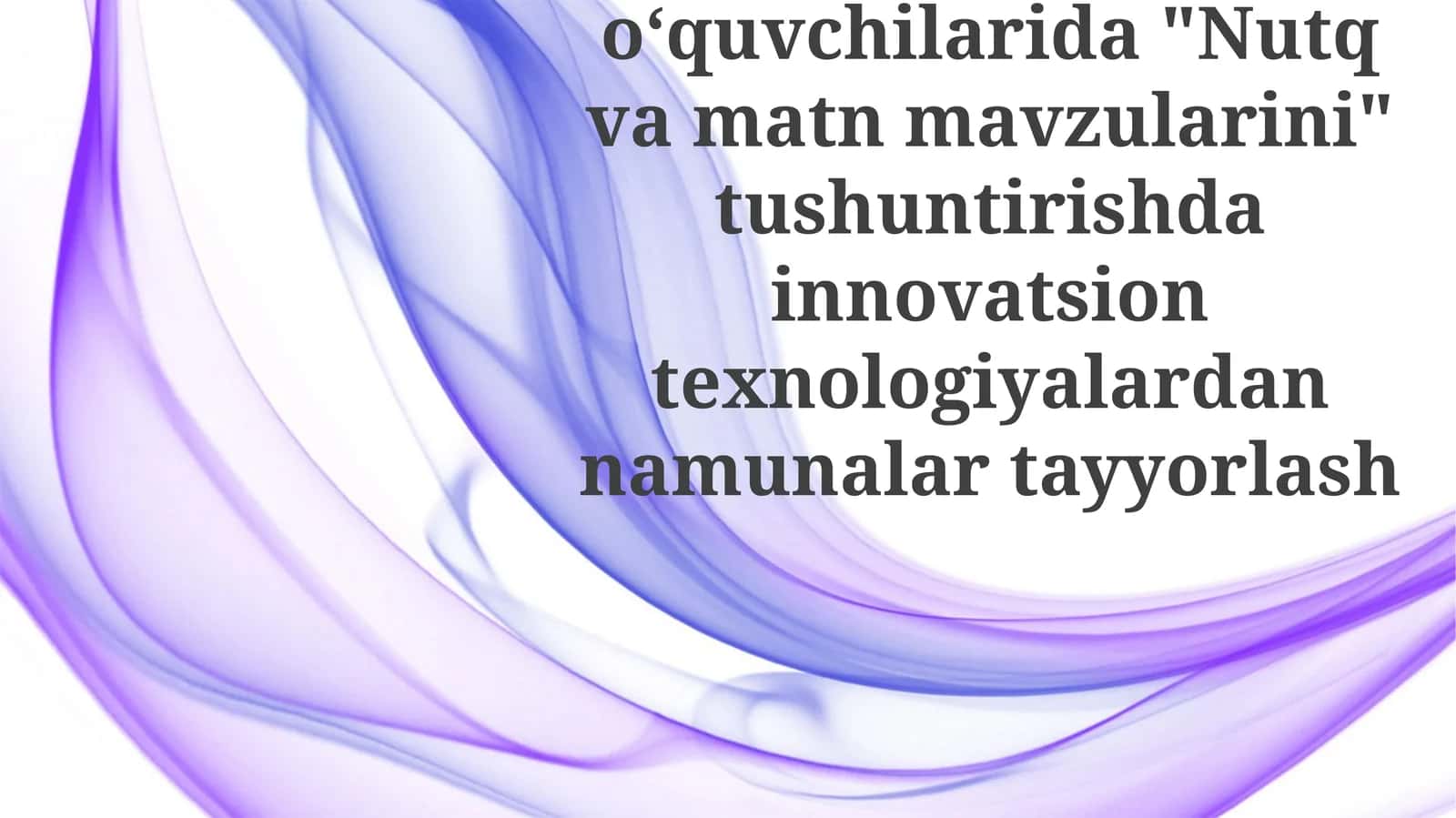 Nutq va matn uchun gamifikatsiyalashtirilgan o'quv platformalari 1