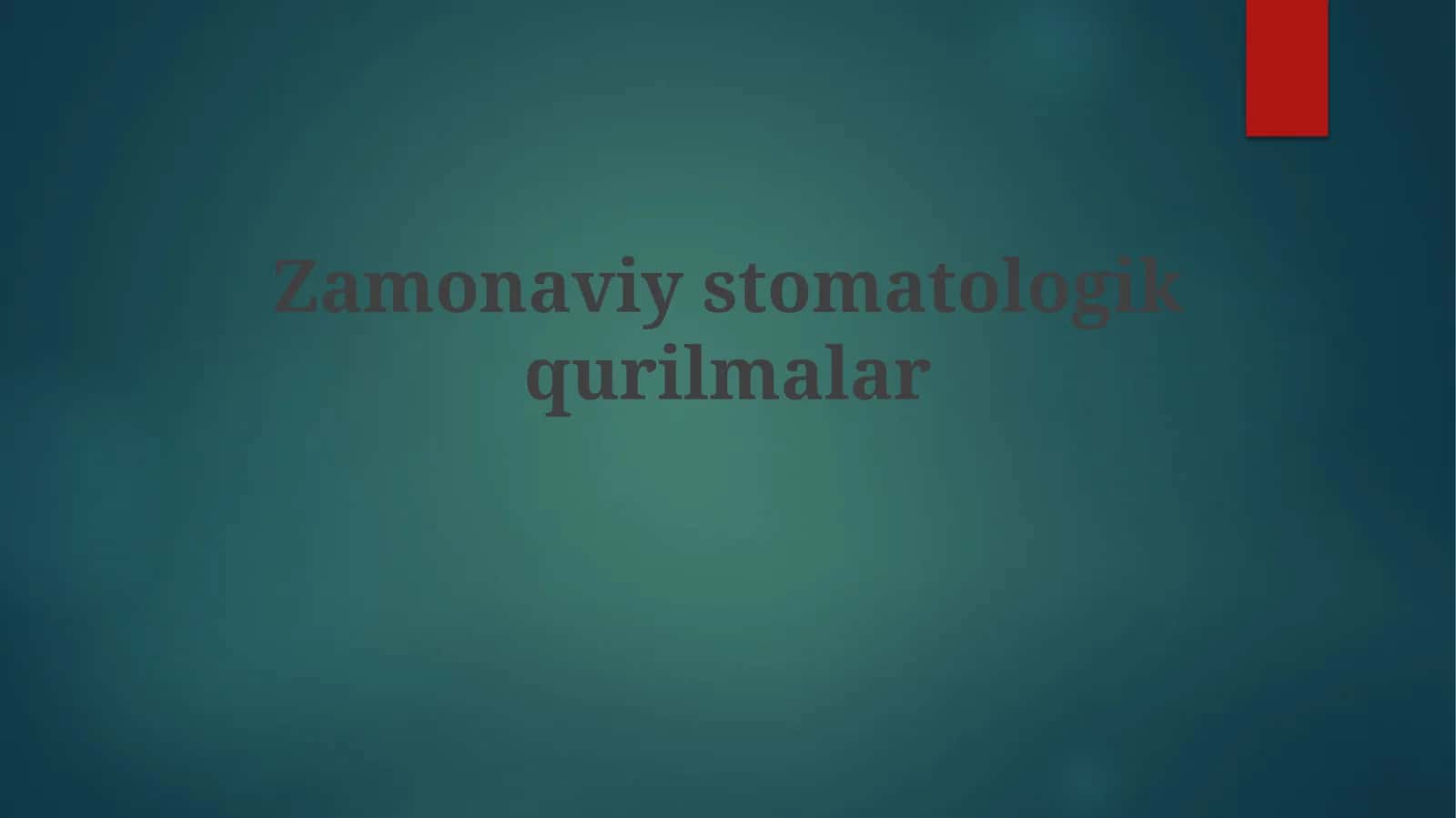 Zamonaviystomatologikqurilmalar 1