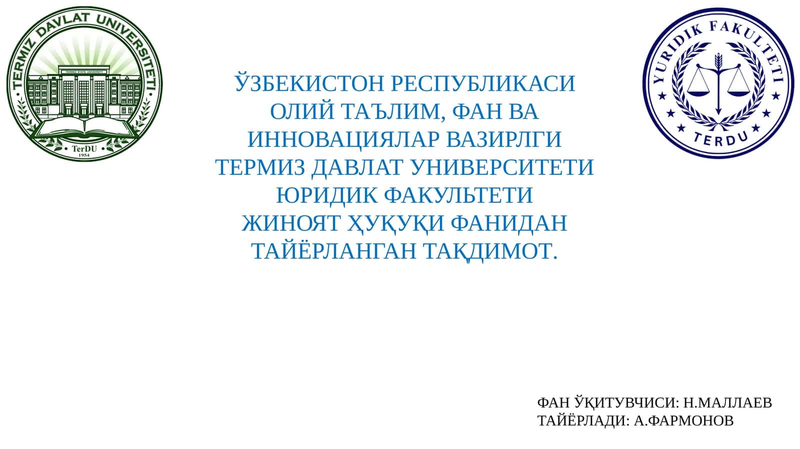 ЭКОЛОГИЯ СОҲАСИДАГИ ЖИНОЯТЛАР 1