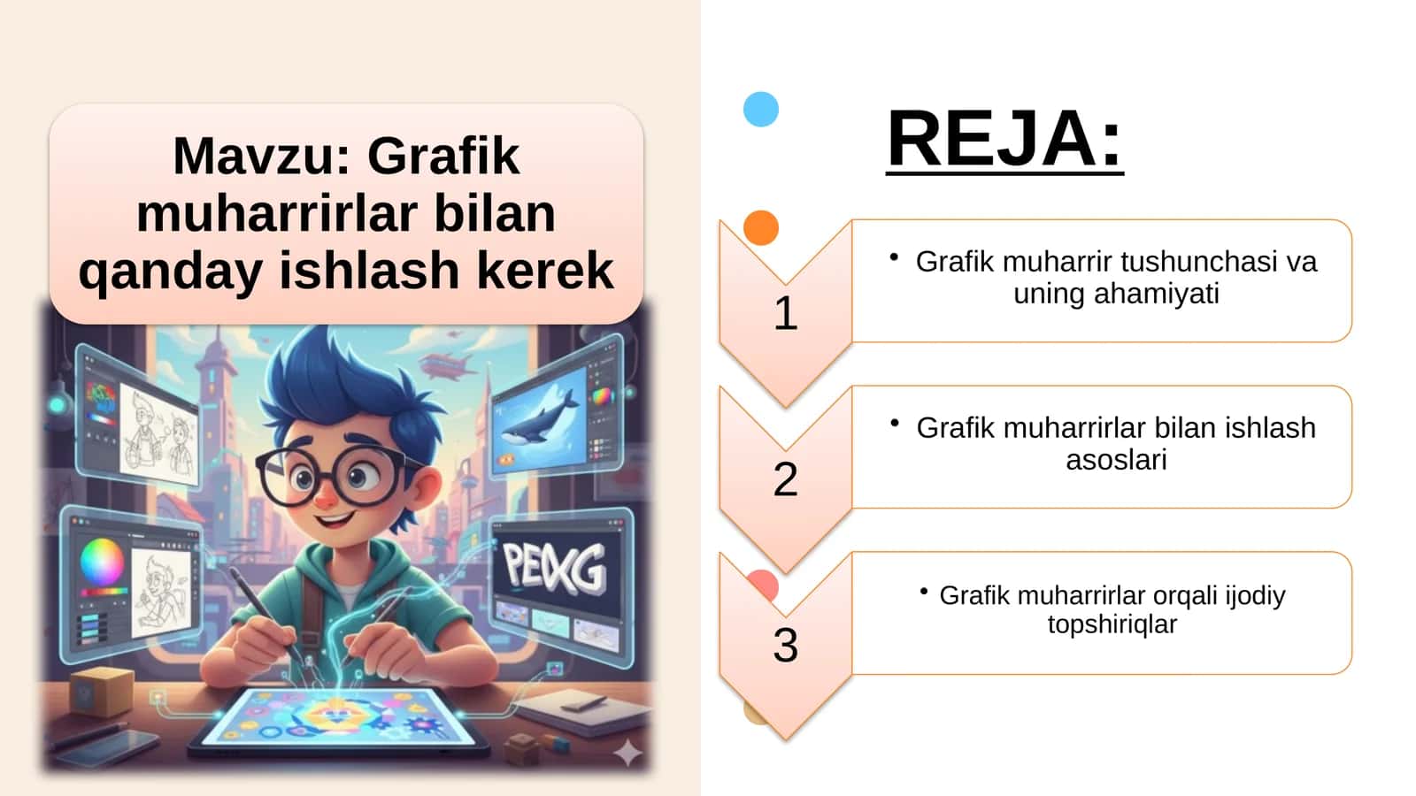 Grafik muharrirlar bilan qanday ishlash kerek 1