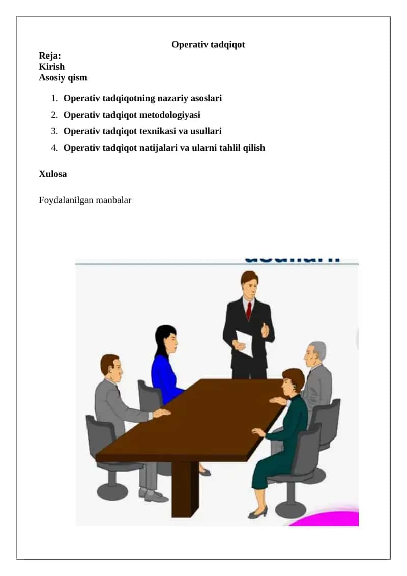 Operativ tadqiqot 1