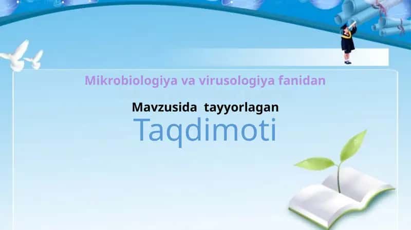 Mikroorganizmlarni o’stirish 1
