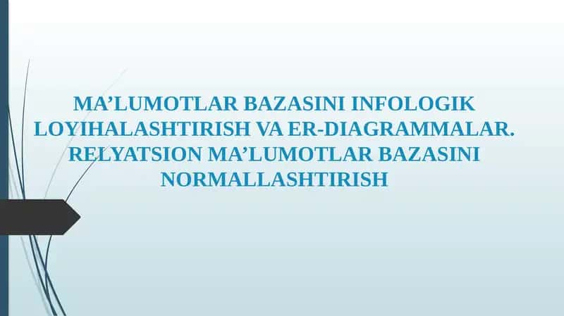 maʼlumotlar bazasi 1
