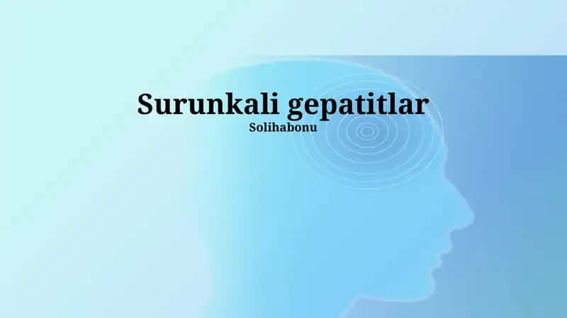 Surunkali gepatitlar 1