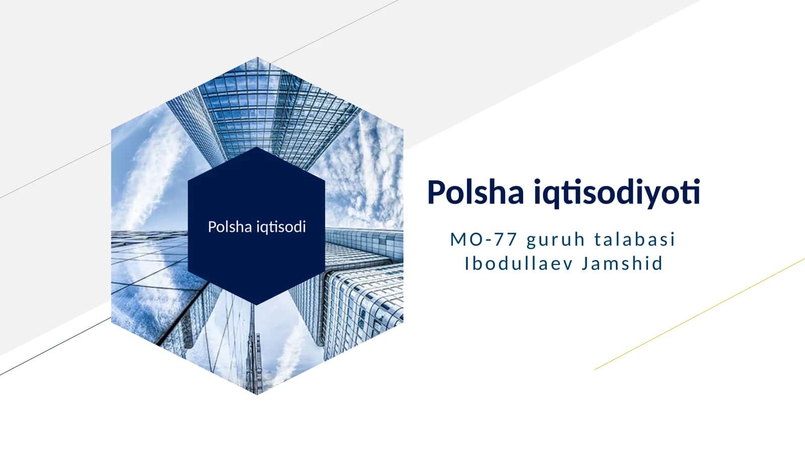 Polsha iqtisodi 1