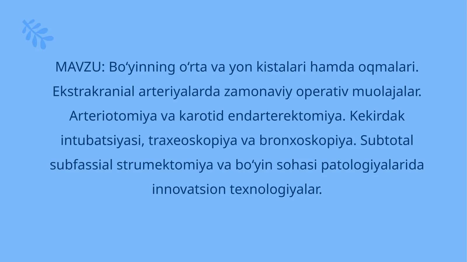 Bo‘yinningo‘rtavayonkistalarihamdaoqmalari 1