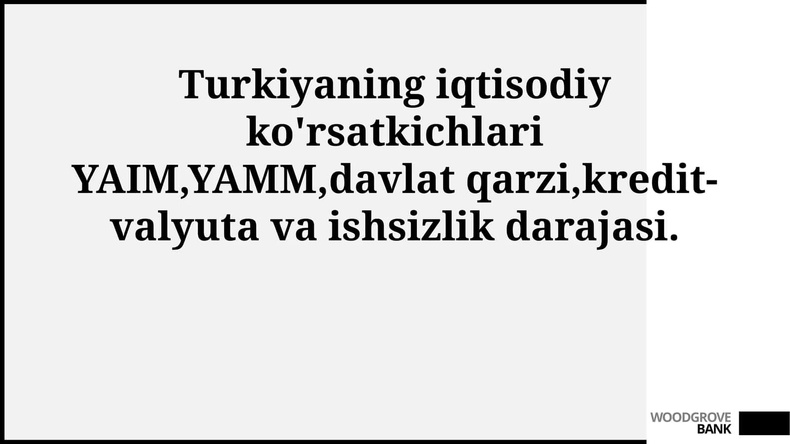 Kredit va valyuta bozori holati 1