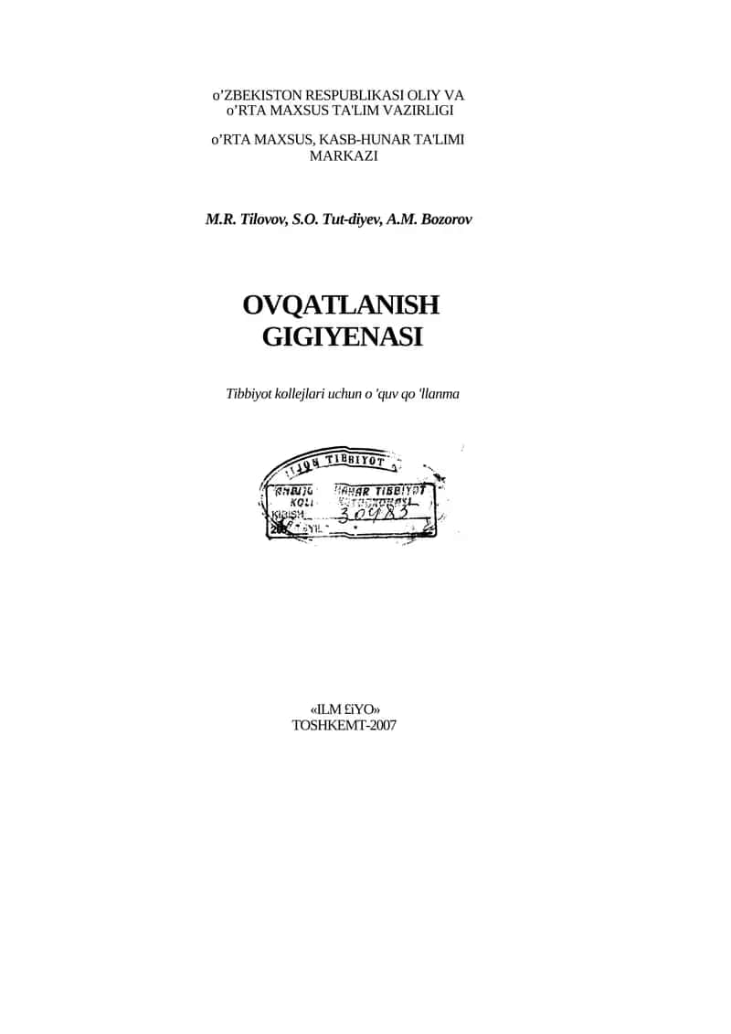 OVQATLANISH GIGIYENASI 1