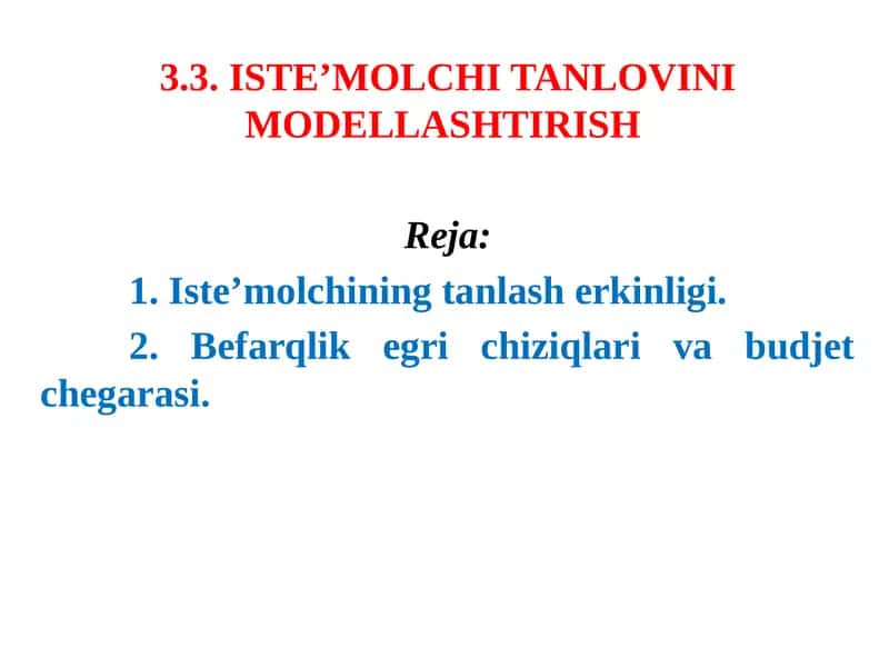 ISTЕ’MОLCHI TANLОVINI MОDЕLLASHTIRISH 1
