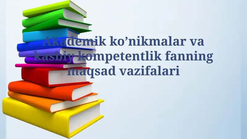 Kasbiy kompetentsiyani shakllantirish va baholash 1
