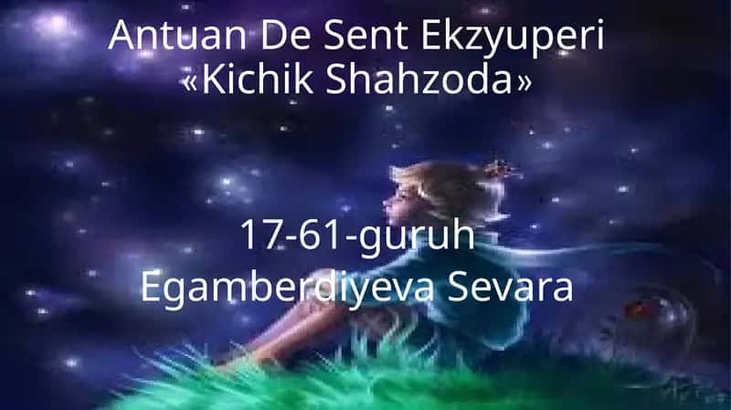 "Kichik Shahzoda" 1