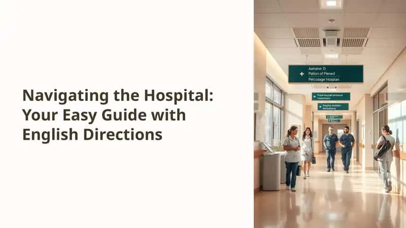 Navigating the Hospital Your Easy Guide with English Directions 1