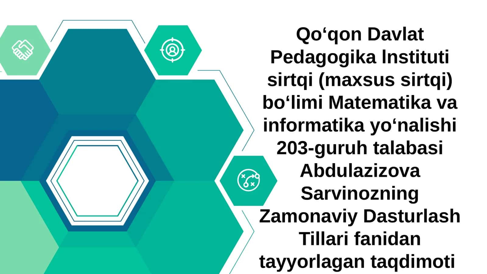 Zamonaviy Dasturlash Tillarida Obyektga Yo'naltirilgan Dasturlash Tillari 1